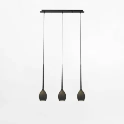 Zumaline Lampa wisząca listwa czarna FIORE III