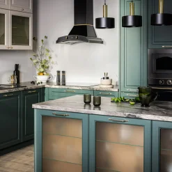 Zumaline Lampa wisząca listwa czarno-złota LEO III