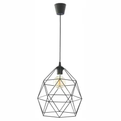 Lampy Wiszące|TK Tomasz Krywult Lampa wisząca loft czarna GALAXY 33 cm
