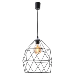 Lampy Wiszące|TK Tomasz Krywult Lampa wisząca loft czarna GALAXY 33 cm