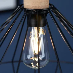 Lampy Wiszące|Spot - Light Lampa wisząca loftowa czarna OGLIO I 30 cm