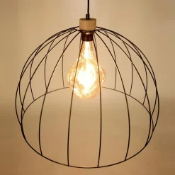 Lampy Wiszące|Spot - Light Lampa wisząca loftowa czarna NERO I 57 cm