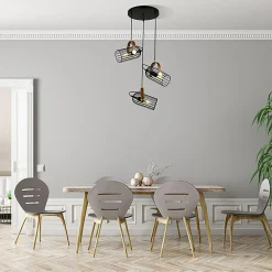 inny Lampa wisząca loftowa czarna ANTOIN 3