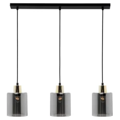 Lampy Wiszące|TK Tomasz Krywult Lampa wisząca loftowa listwa złota SIERRA III