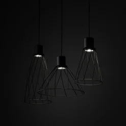 Lampy Wiszące|TK Tomasz Krywult Lampa wisząca loftowa MODESTO BLACK III