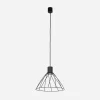 Lampy Wiszące|TK Tomasz Krywult Lampa wisząca loftowa MODESTO BLACK I fi 29,5 cm