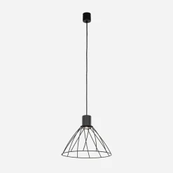 Lampy Wiszące|TK Tomasz Krywult Lampa wisząca loftowa MODESTO BLACK I fi 29,5 cm