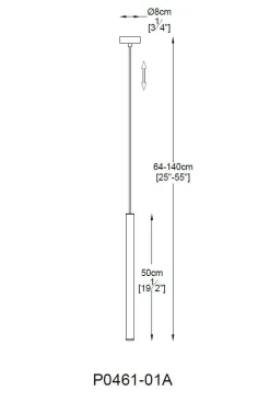 Zumaline Lampa wisząca LOYA P0461-01A-L7L7
