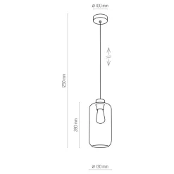 TK Tomasz Krywult Lampa wisząca MARCO 2077