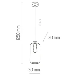 TK Tomasz Krywult Lampa wisząca MARCO GREEN 1