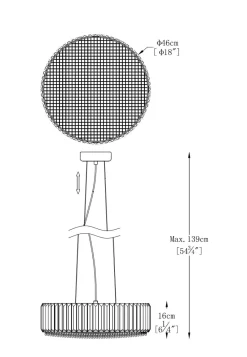 Zumaline Lampa wisząca PRINCE