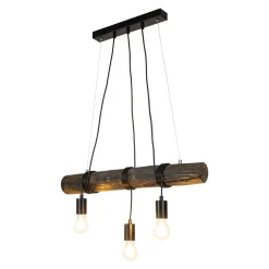 Lampy Wiszące|Spot - Light Lampa wisząca rustykalna orzech TRABO 3