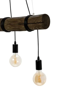 Lampy Wiszące|Spot - Light Lampa wisząca rustykalna orzech TRABO 3