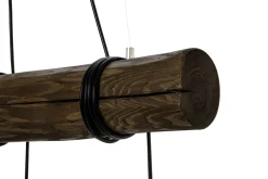 Lampy Wiszące|Spot - Light Lampa wisząca rustykalna orzech TRABO 3