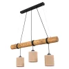 Spot - Light Lampa wisząca rustykalna sosna TRABO JUTE 3