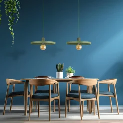 Lampy Wiszące|TK Tomasz Krywult Lampa wisząca SILA GREEN PEAPOD fi 30 cm