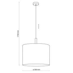 Lampy Wiszące|TK Tomasz Krywult Lampa wisząca szara DEVA NATURE I