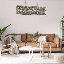 Lampy Wiszące|Luminex Lampa wisząca tytanowe złoto ARION V