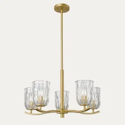 Żyrandole|Lampy Wiszące|Zumaline Lampa wisząca żyrandol złota TAZZA