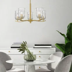 Żyrandole|Lampy Wiszące|Zumaline Lampa wisząca żyrandol złota TAZZA