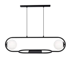 Lampy Wiszące|inny Lampa wisząca z miejscem na kwiaty czarna FINESTRA