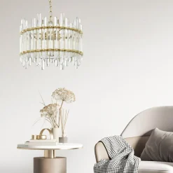 Zumaline Lampa wisząca złota ALEXANDRIA