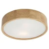 Plafony|Wszystkie Lampy Sufitowe| Lampa z oprawą w kolorze dębu - średnica 47 cm