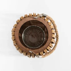 Świece, Świeczniki I Latarenki|inny Lampion wiklinowy brązowy 23,5 cm