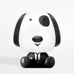 Dzieci Zumaline Lampka nocna LED biało-czarny PIES