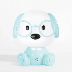 Lampki Nocne|Lampy Do Pokoju Dziecięcego|Zumaline Lampka nocna LED niebieska PIES