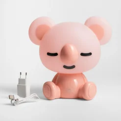 Dzieci Zumaline Lampka nocna LED różowa KOALA
