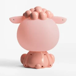 Lampki Nocne|Lampy Do Pokoju Dziecięcego|Zumaline Lampka nocna LED różowa OWCA