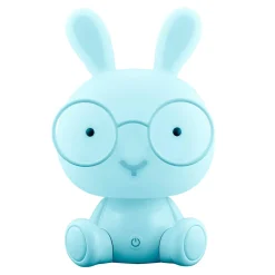 Dzieci Lampka nocna niebieska LED KRÓLIK