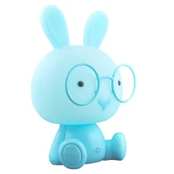 Dzieci Lampka nocna niebieska LED KRÓLIK