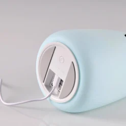 Lampki Nocne|Lampy Do Pokoju Dziecięcego| Lampka nocna silikonowa niebieska LED RGB MIŚ