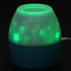 Dzieci PLATINET S.A. Lampka nocna z projektorem biało-niebieska