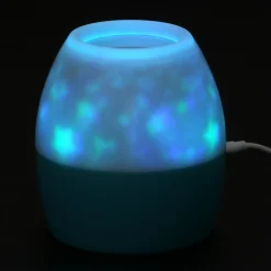 Dzieci PLATINET S.A. Lampka nocna z projektorem biało-niebieska