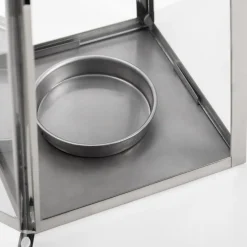 Świece, Świeczniki I Latarenki|inny Latarenka z uchwytem na tealight srebrna 48,5 cm