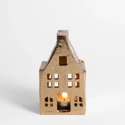 Świece, Świeczniki I Latarenki|inny Latarenka złota DOMEK MIX