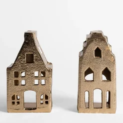 Świece, Świeczniki I Latarenki|inny Latarenka złota DOMEK MIX