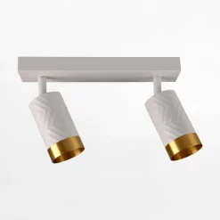 Listwy Oświetleniowe|Wszystkie Lampy Sufitowe|inny Listwa ARRAS 2 reflektory biała złota