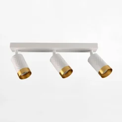 Listwy Oświetleniowe|Wszystkie Lampy Sufitowe|inny Listwa ARRAS 3 reflektory biała złota