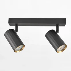 inny Listwa NICEA 2 reflektory czarna złota