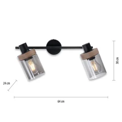 Paul Neuhaus Listwa oświetleniowa 2-punktowa PASQUAL