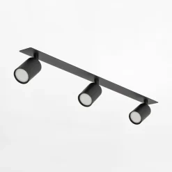 Listwy Oświetleniowe|Wszystkie Lampy Sufitowe|TK Tomasz Krywult Listwa podtynkowa 3 reflektory czarna NEX
