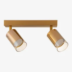Zumaline Listwa podwieszana 2 reflektory spot złota REN