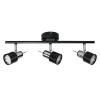Listwy Oświetleniowe|Wszystkie Lampy Sufitowe|LED-POL Listwa 3-punktowa czarna ORO STERNA