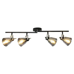 LED-POL Listwa 4-punktowa czarna ORO TRINGA