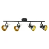LED-POL Listwa 4-punktowa czarno-złoty ORO FALCO