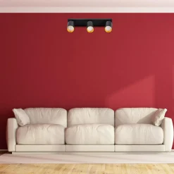 Listwa reflektor 3-punktowy czarno-złoty MARIBEL III